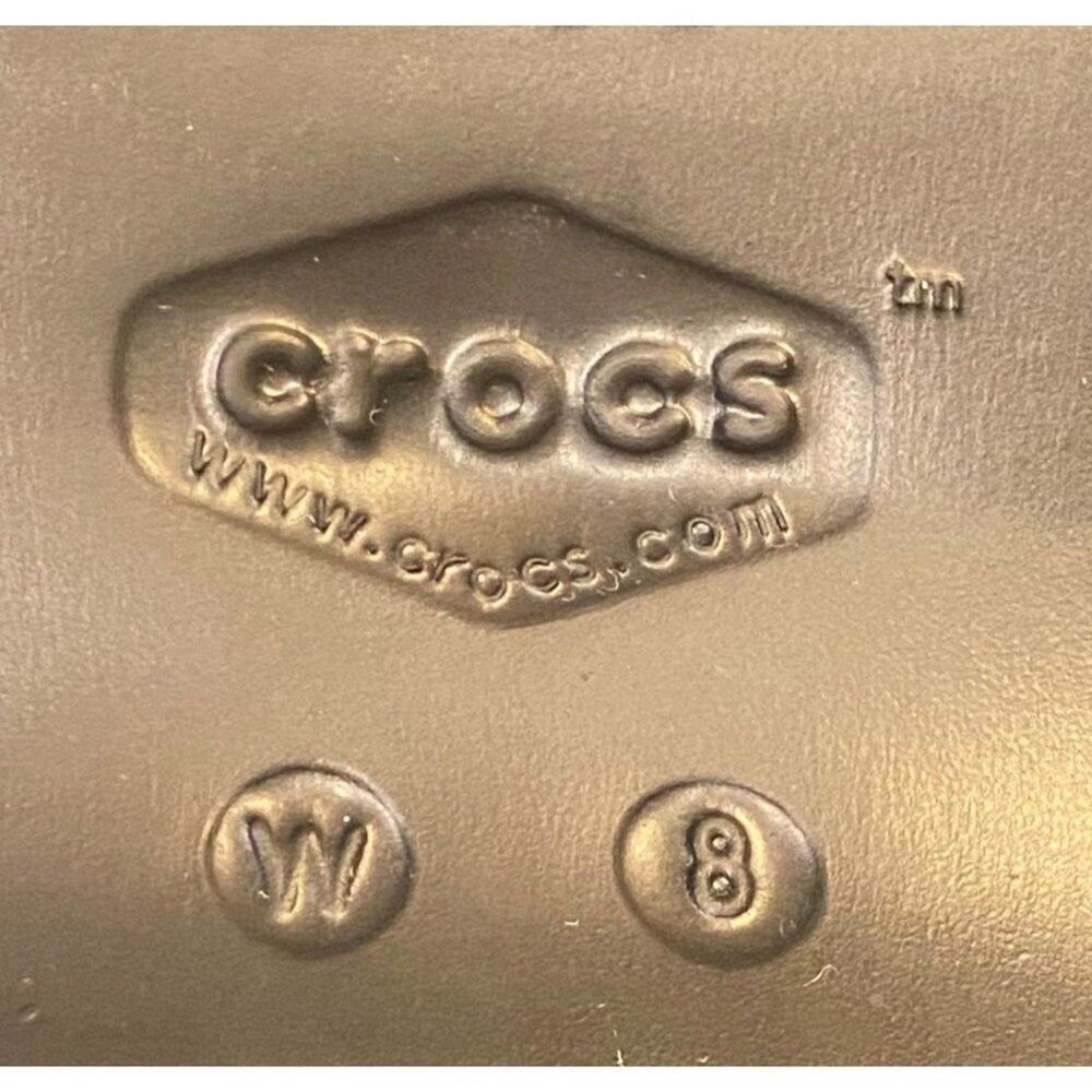 CROCS Women's "Neria Pro II" Clogs, Floral Black / White #205385, Size 8 - Picture 8 of 9